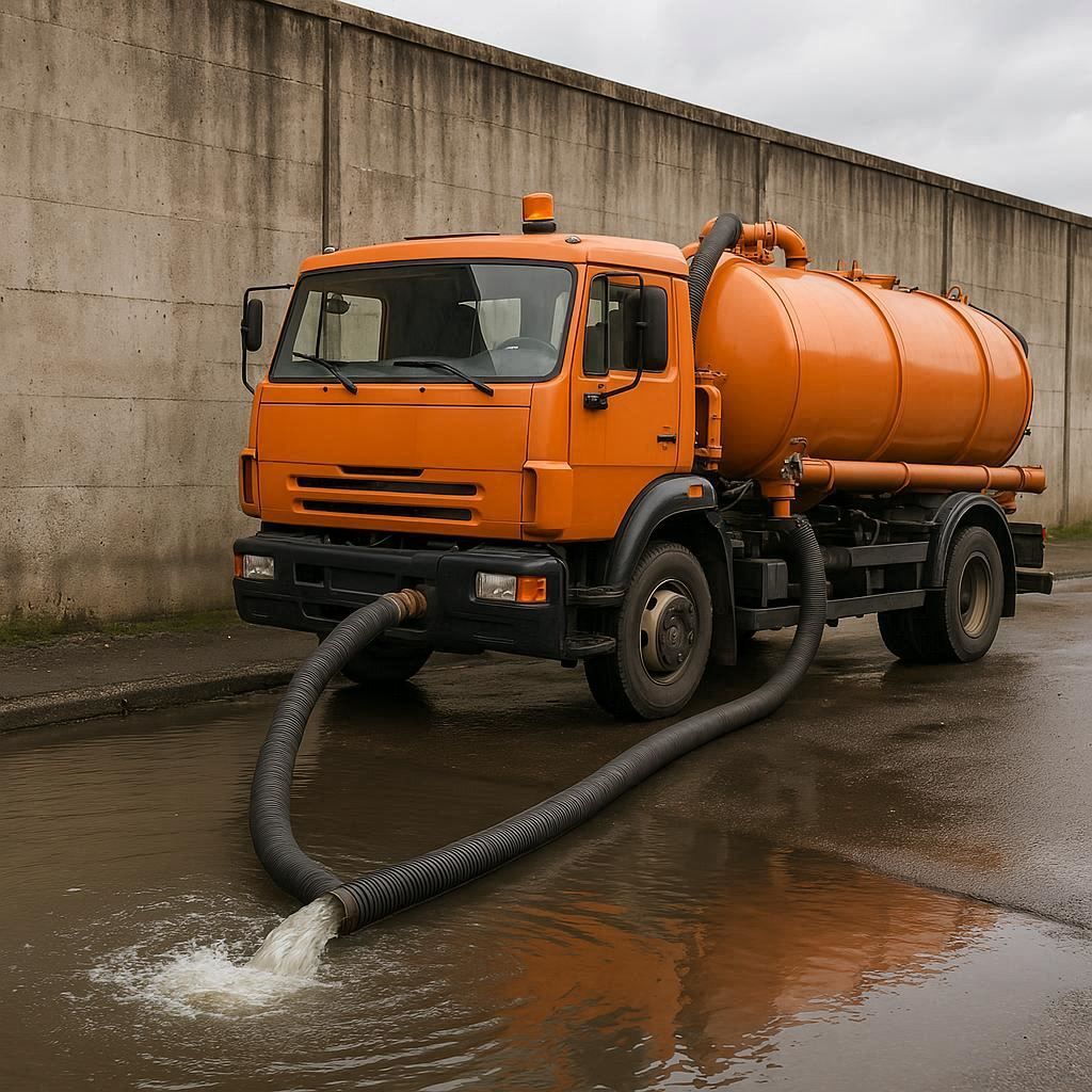 Откачка воды в Волоколамске