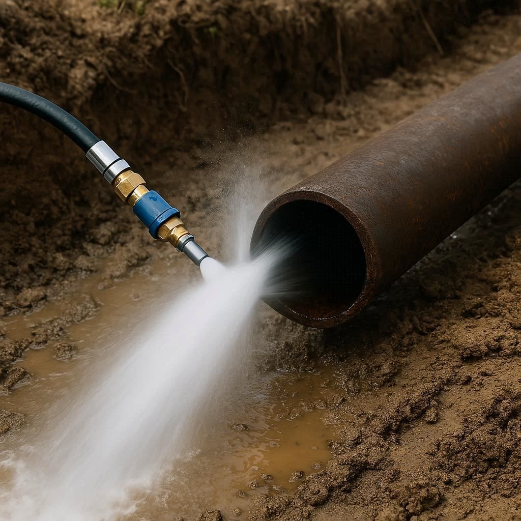 Гидродинамическая прочистка водопроводных труб в Волоколамске