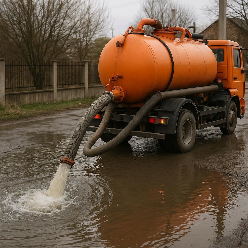 Откачка воды в Волоколамске