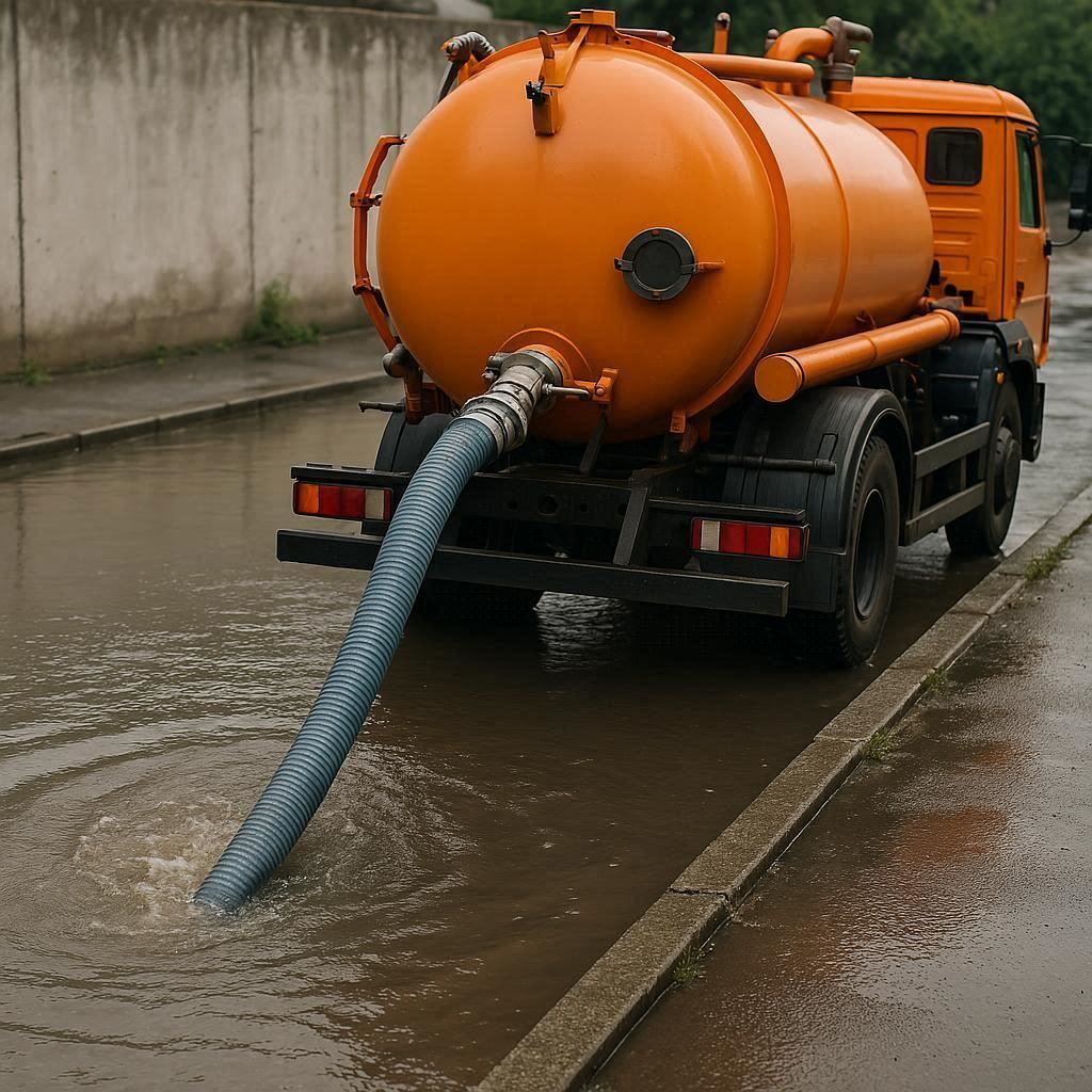 Откачка воды в Волоколамске